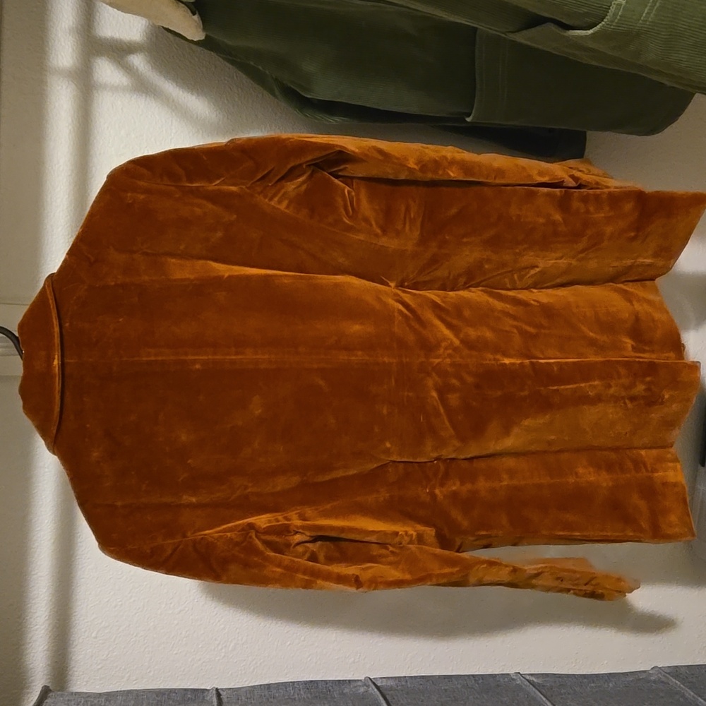 Sezane Michele Brown Velvet Jacket - Picture 10 of 13